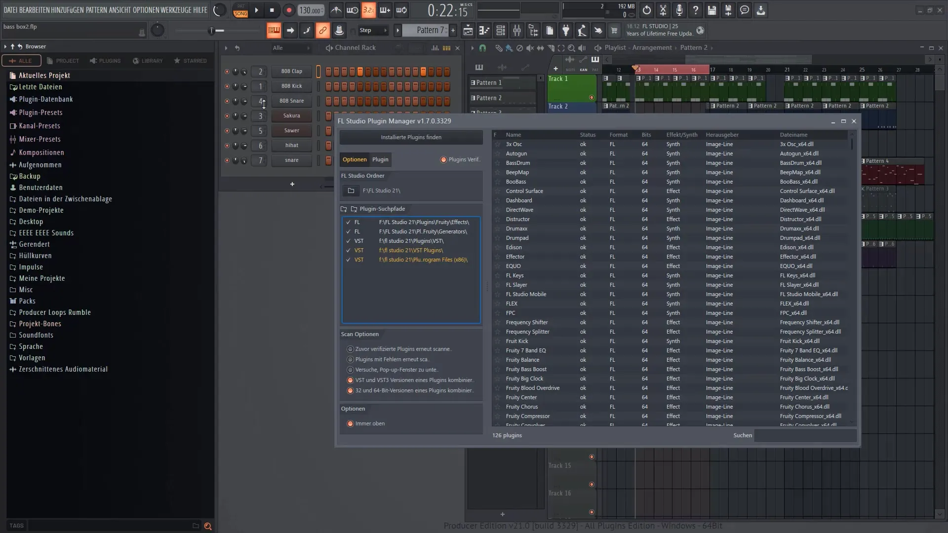 Tutoriel FL Studio 21 : Utiliser efficacement le navigateur et les patterns