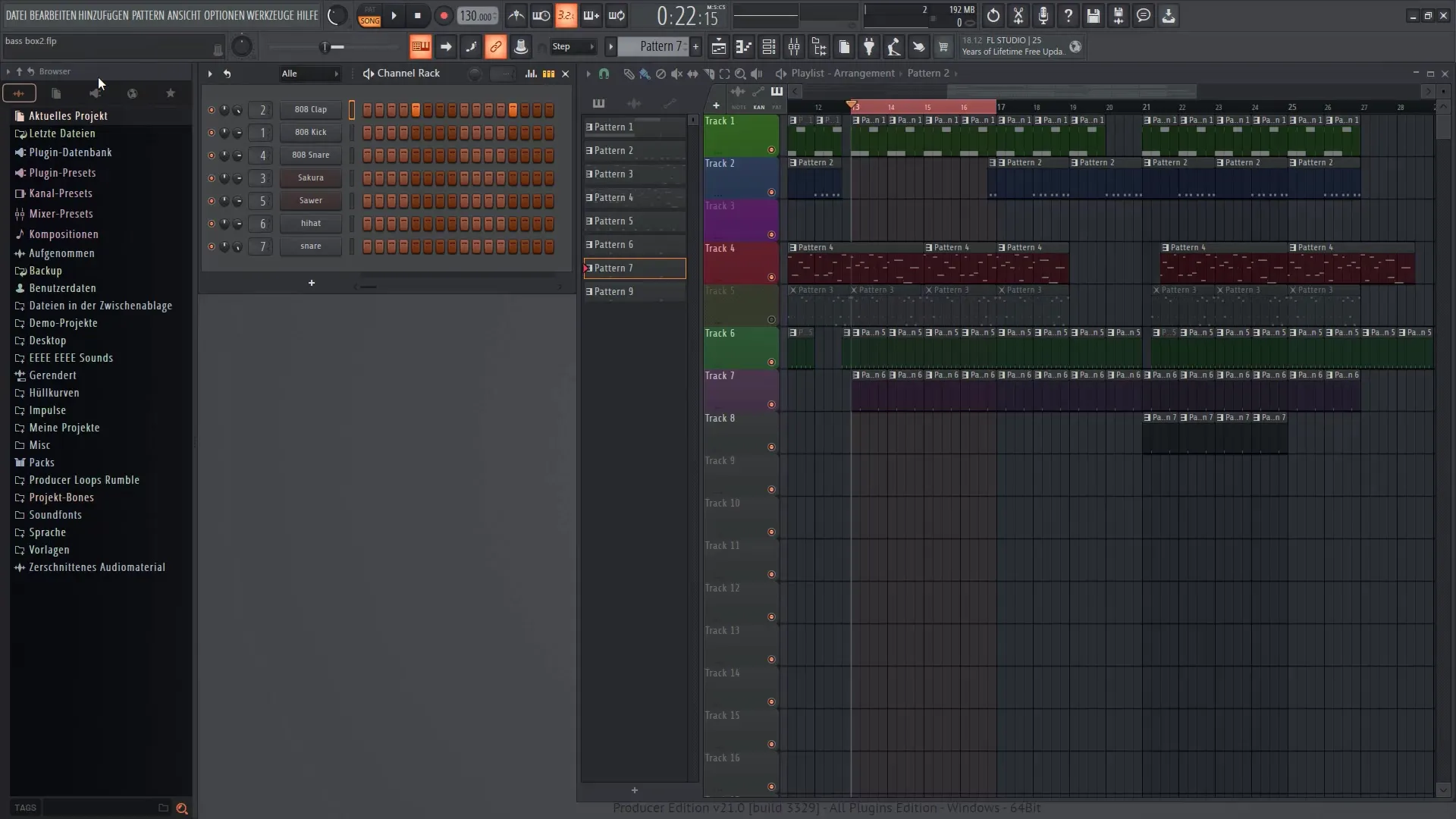 Tutoriel FL Studio 21 : Utilisation efficace du navigateur et des patterns