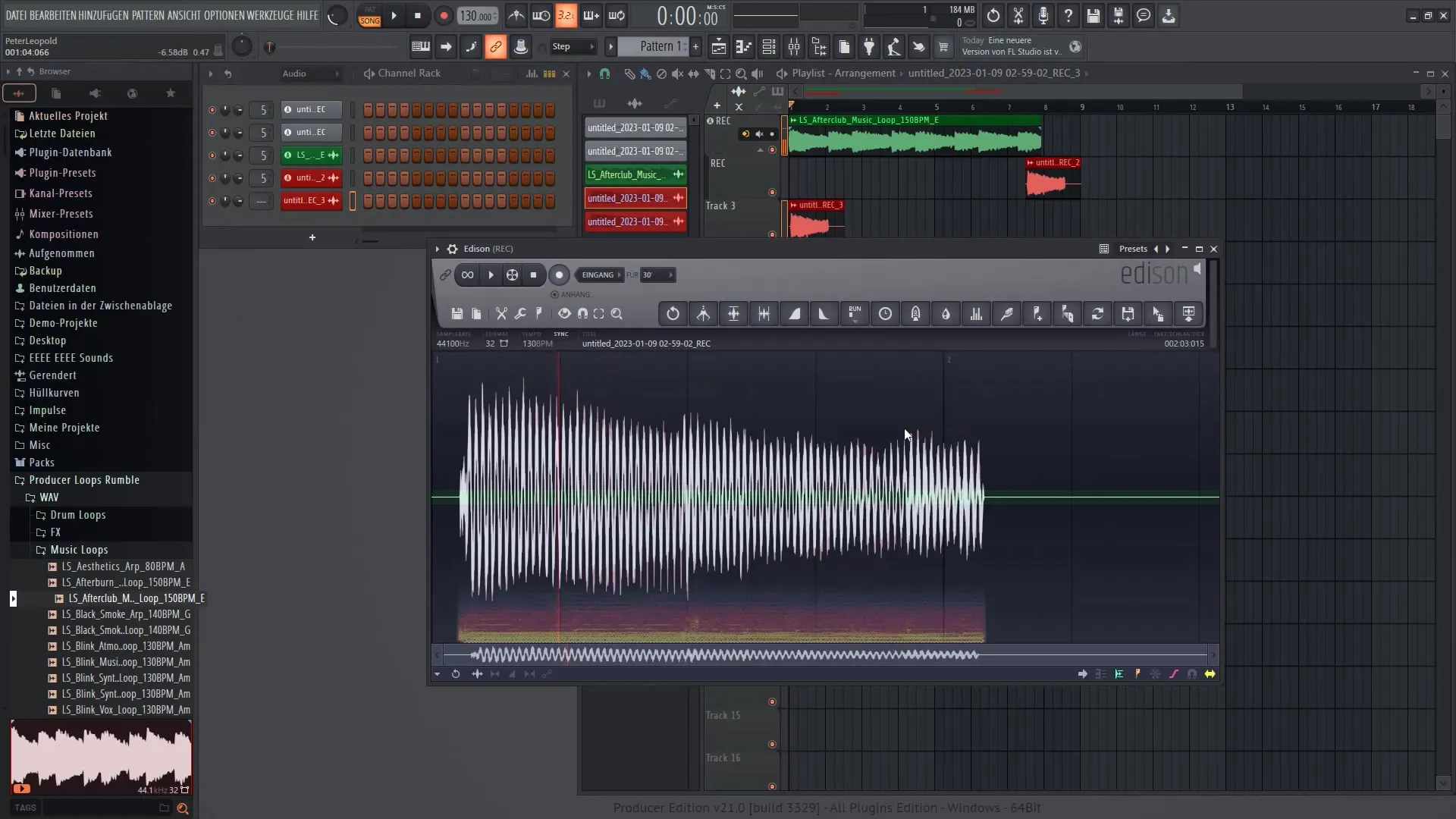 Vadnica za FL Studio 21: Učinkovita uporaba Edisona, rezanja in snemanja