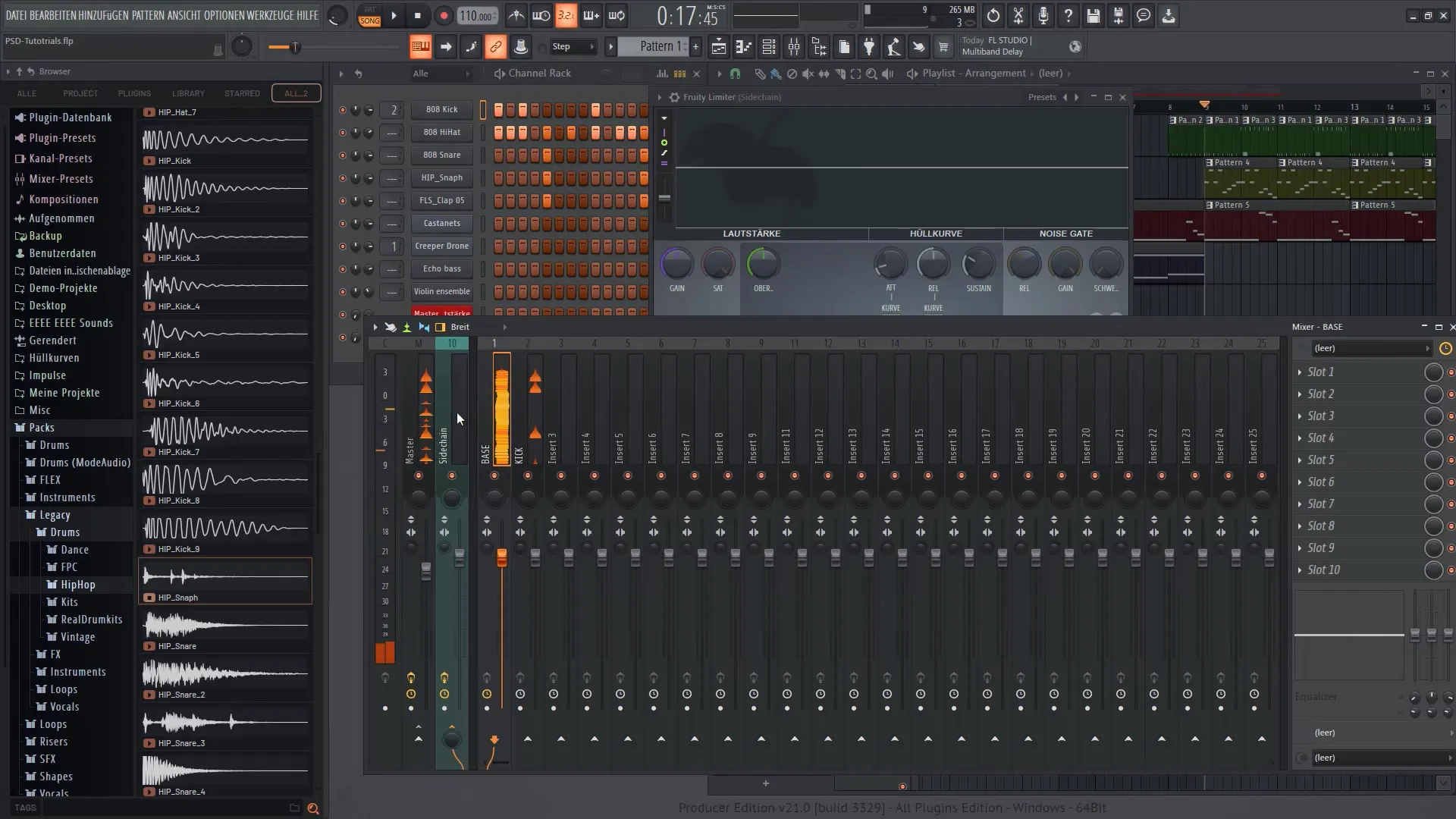 Mistrzowski Sidechain w FL Studio 21: Twój kompleksowy przewodnik do poprawy jakości dźwięku