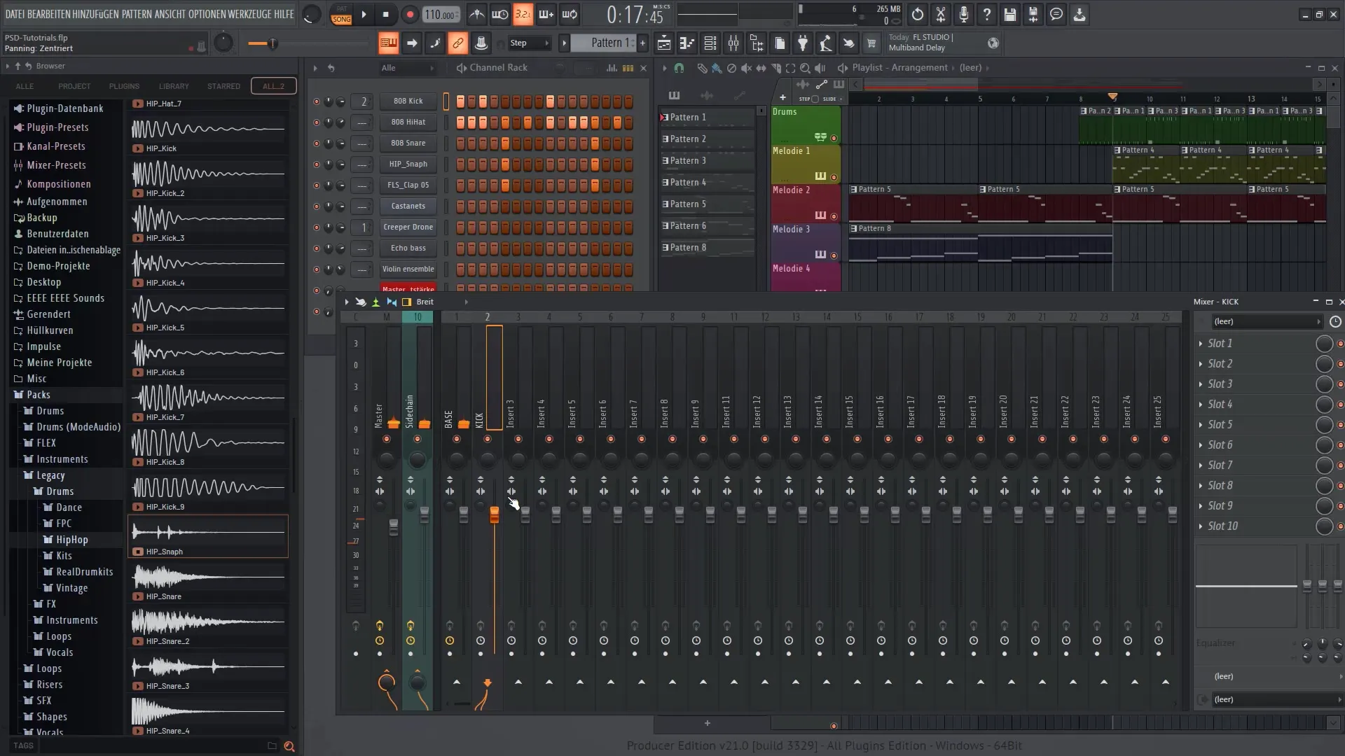 FL Studio 21'de Sidechain efektini kullanma: Ses kalitesini artırmak için kapsamlı rehberiniz