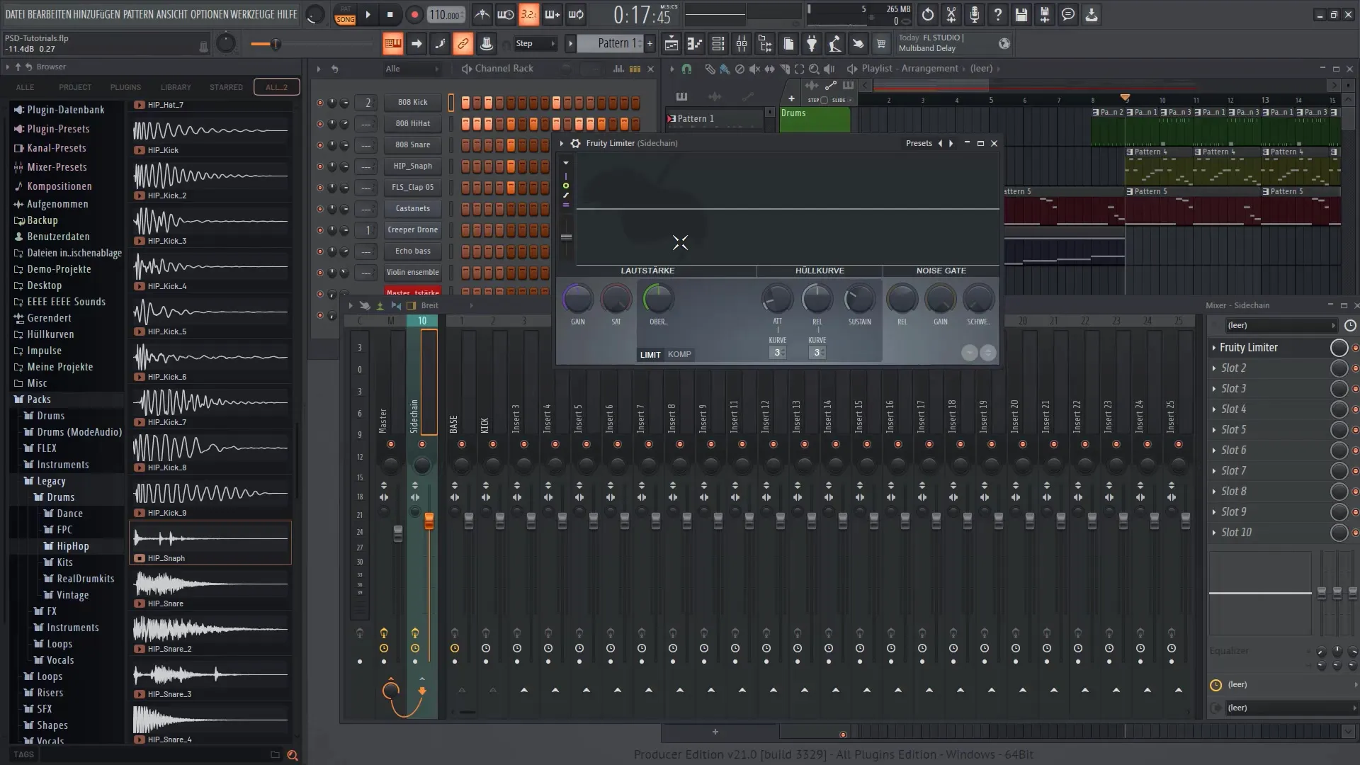 Mastere Sidechain az FL Studio 21-ben: Átfogó útmutató a hangzásjavításhoz