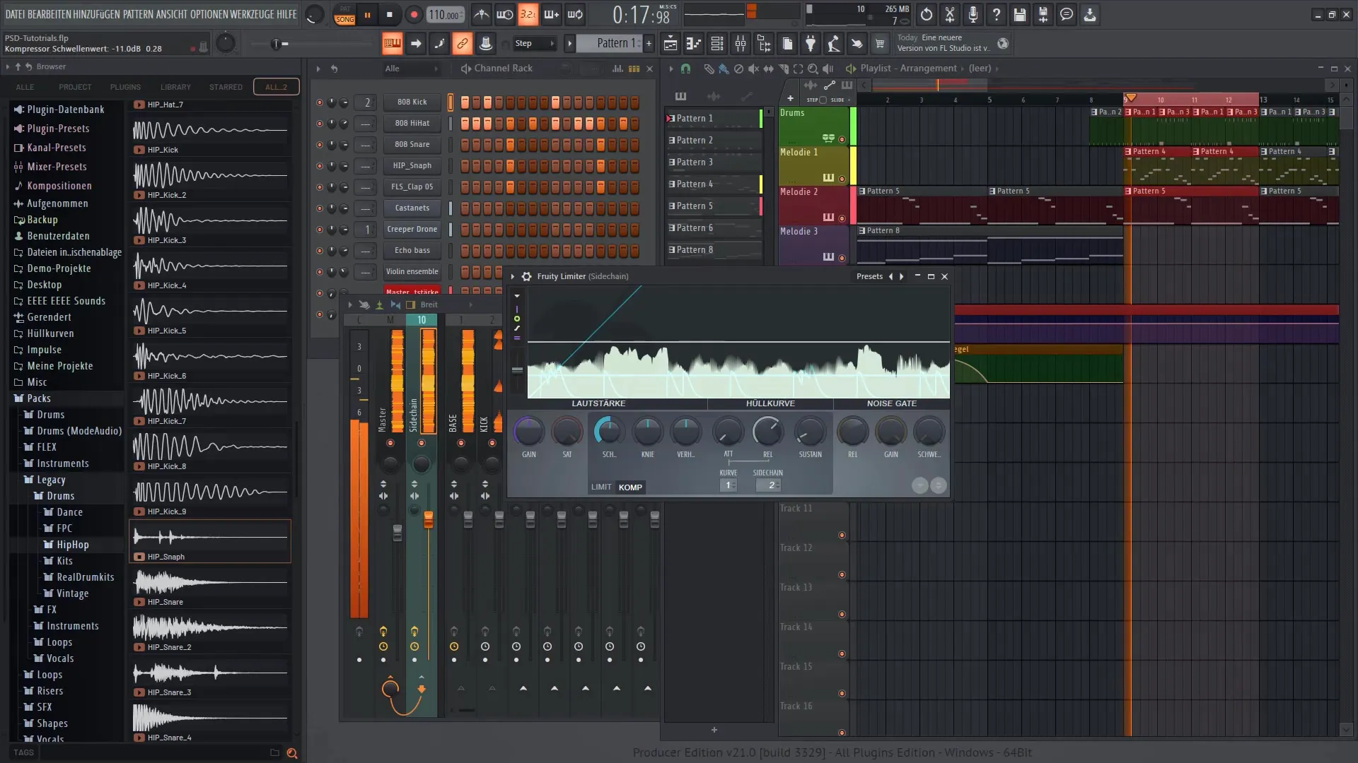 FL Studio 21'de Sidechain'i ustalaş: Ses kalitesini geliştirmek için kapsamlı rehberiniz