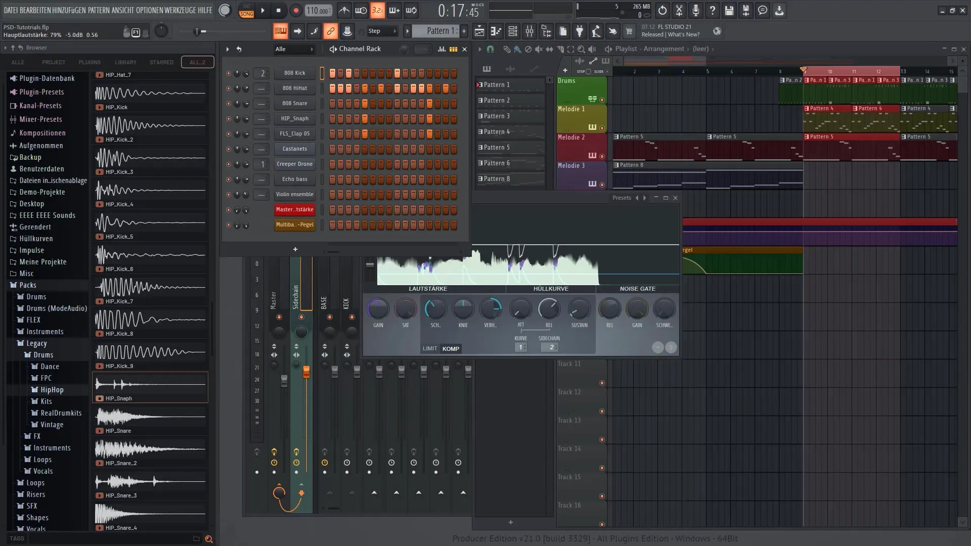 Mastere Sidechain az FL Studio 21-ben: Átfogó útmutató a hangzásjavításhoz