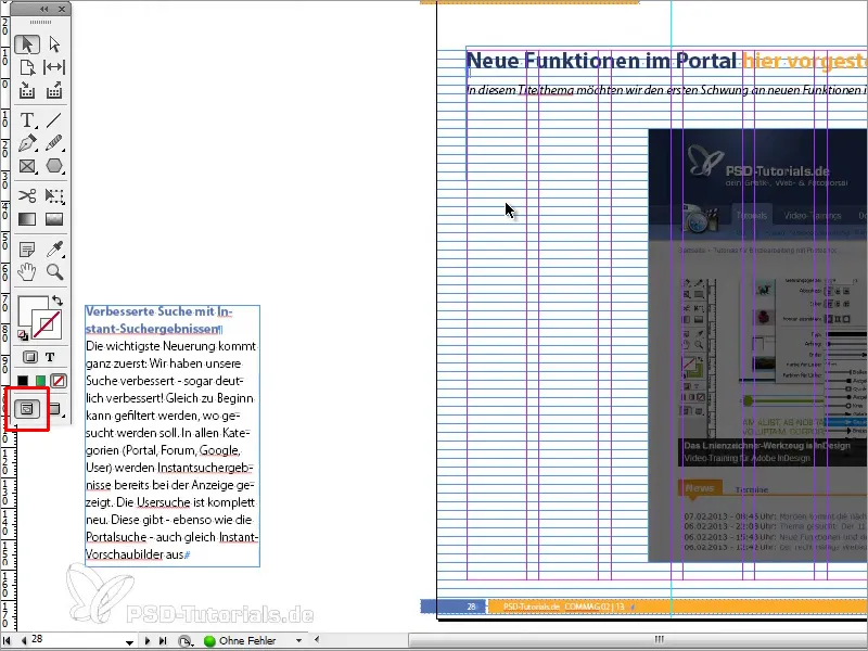 Adobe InDesign 팁 및 요령: 어셈블리 영역 확대하기 Adobe InDesign 팁 및 요령: 어셈블리 영역 확대하기