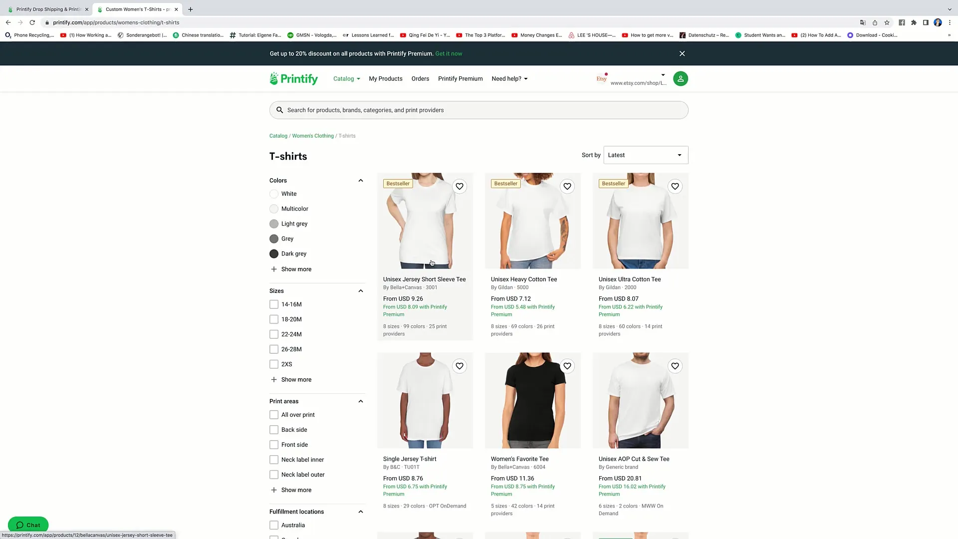 Stampa su richiesta con Printify: come avviare la tua attività di e-commerce