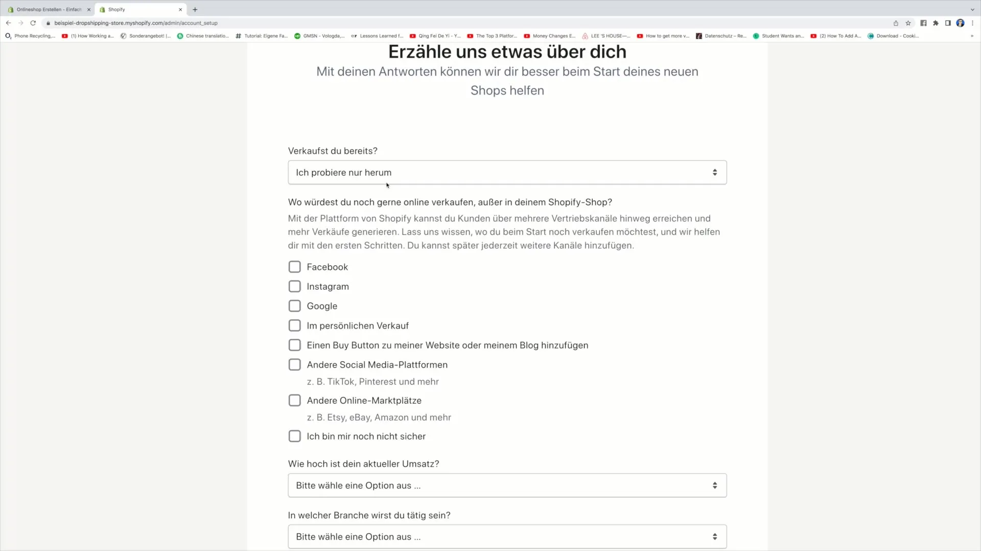 Guide étape par étape pour créer un magasin Shopify