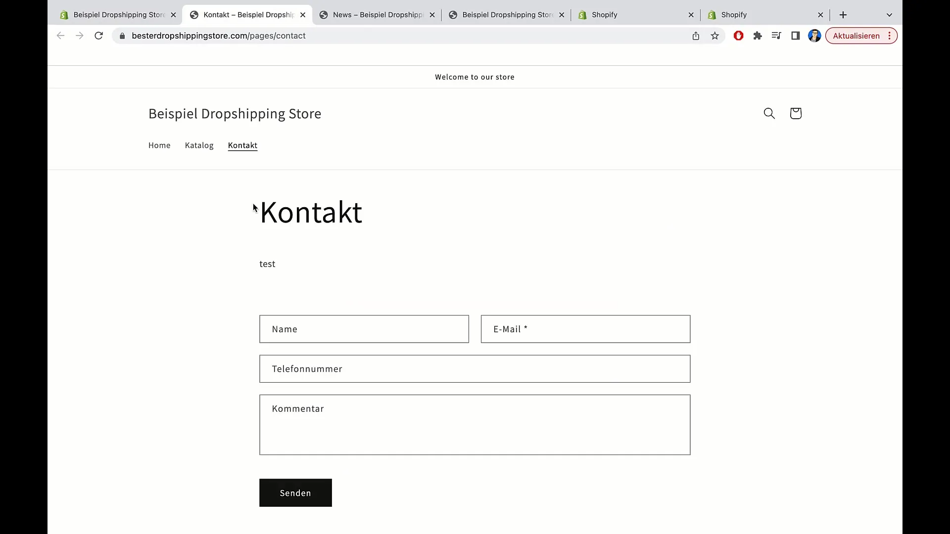 Create Shopify pages - Guide for E-Commerce