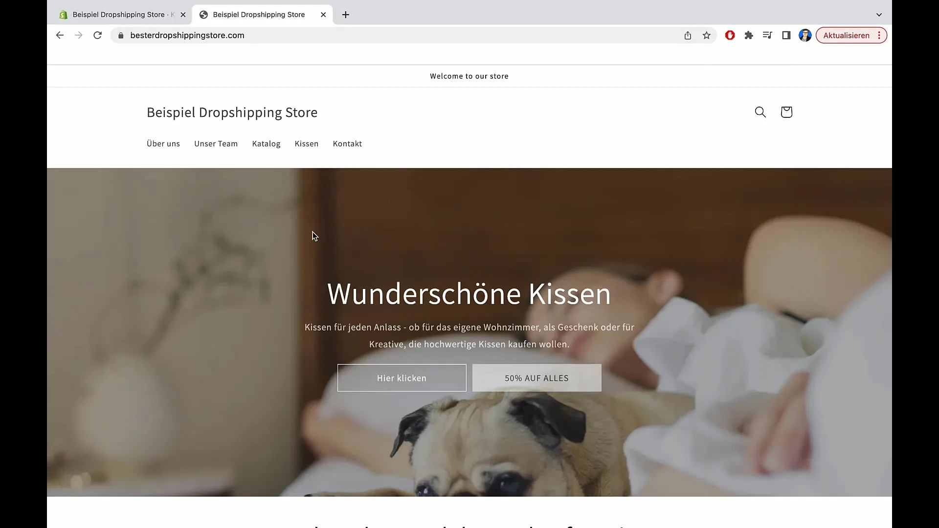 Kurz e-commerce: Úpravy konfigurací v Shopify