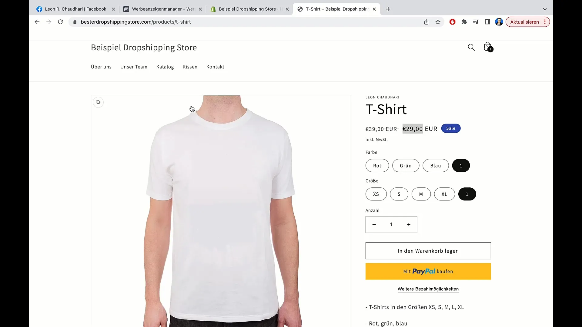 Efektivní reklama na Facebooku pro váš obchod Shopify