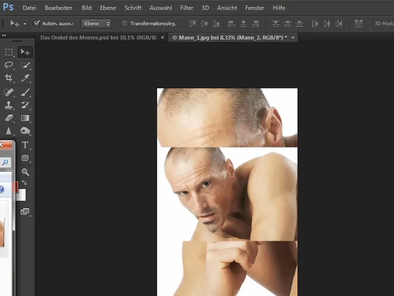 Photoshop komponēšana - Jūras orakuls - Daļa 05: Maskas sagatavošana un novietošana