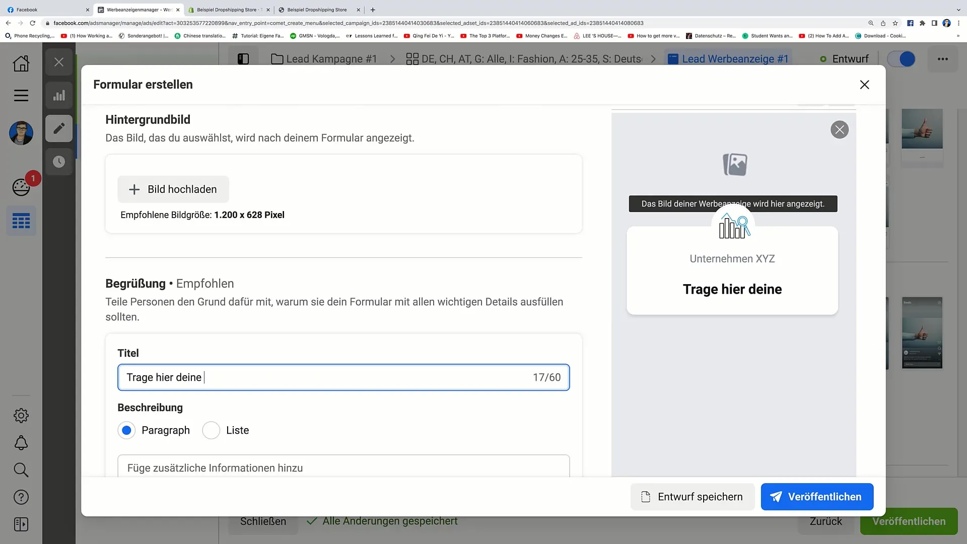 Create Facebook Instant Forms effectively and generate leads