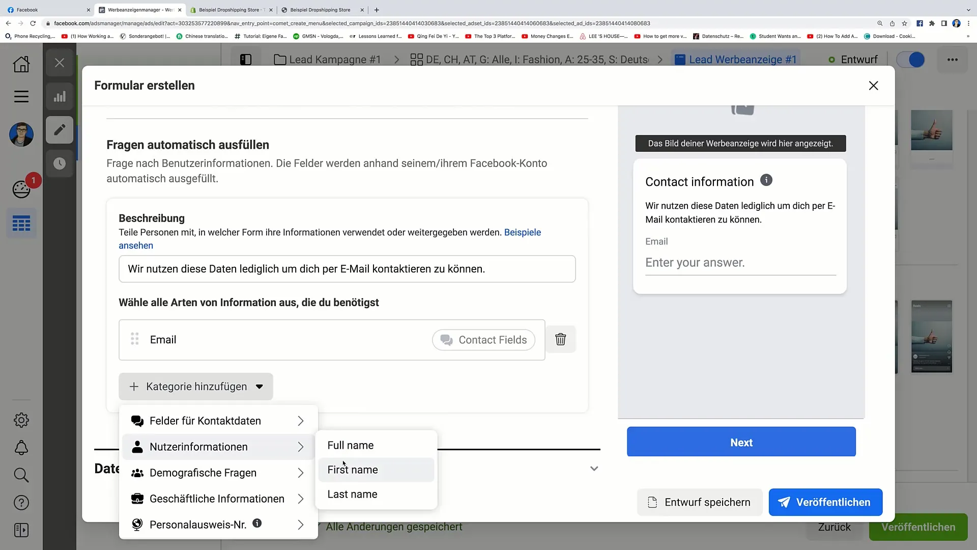 Create effective Facebook Instant Forms and generate leads