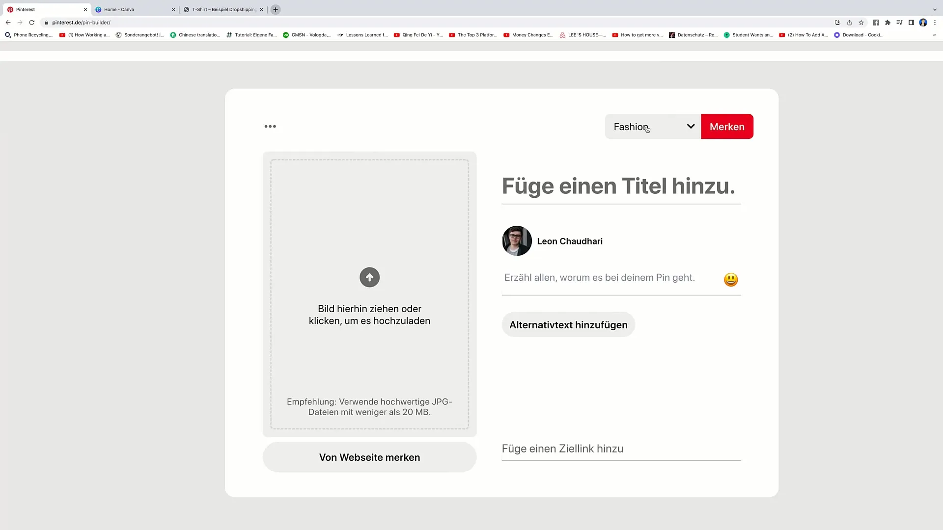 Obsahový marketing pro Pinterest pro e-commerce: Postup po krocích