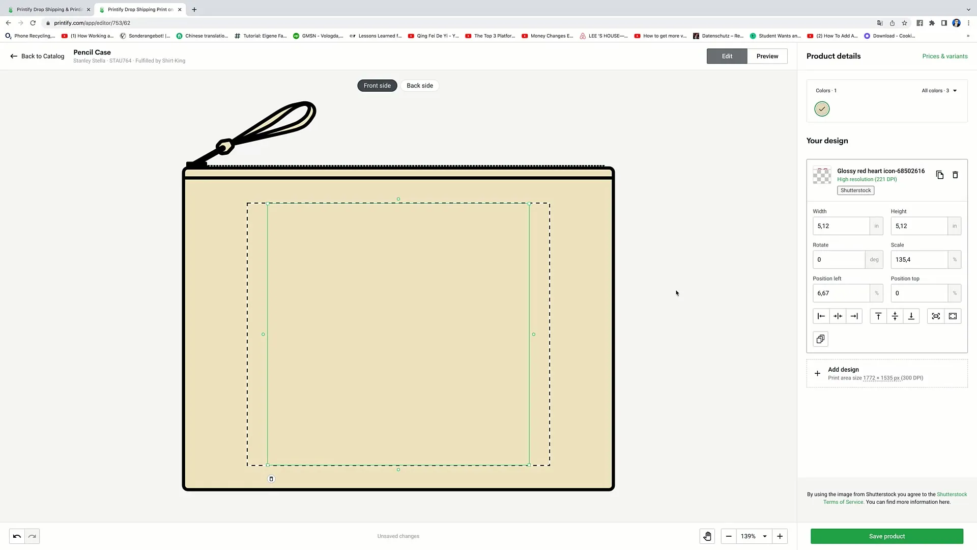 Praktisk vejledning til upload af designs på Printify