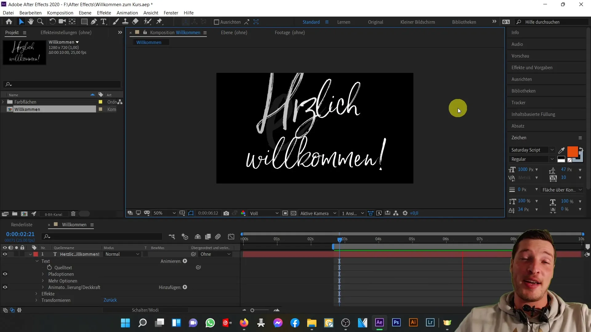 Pengantar ke Kursus After Effects: Langkah pertamamu