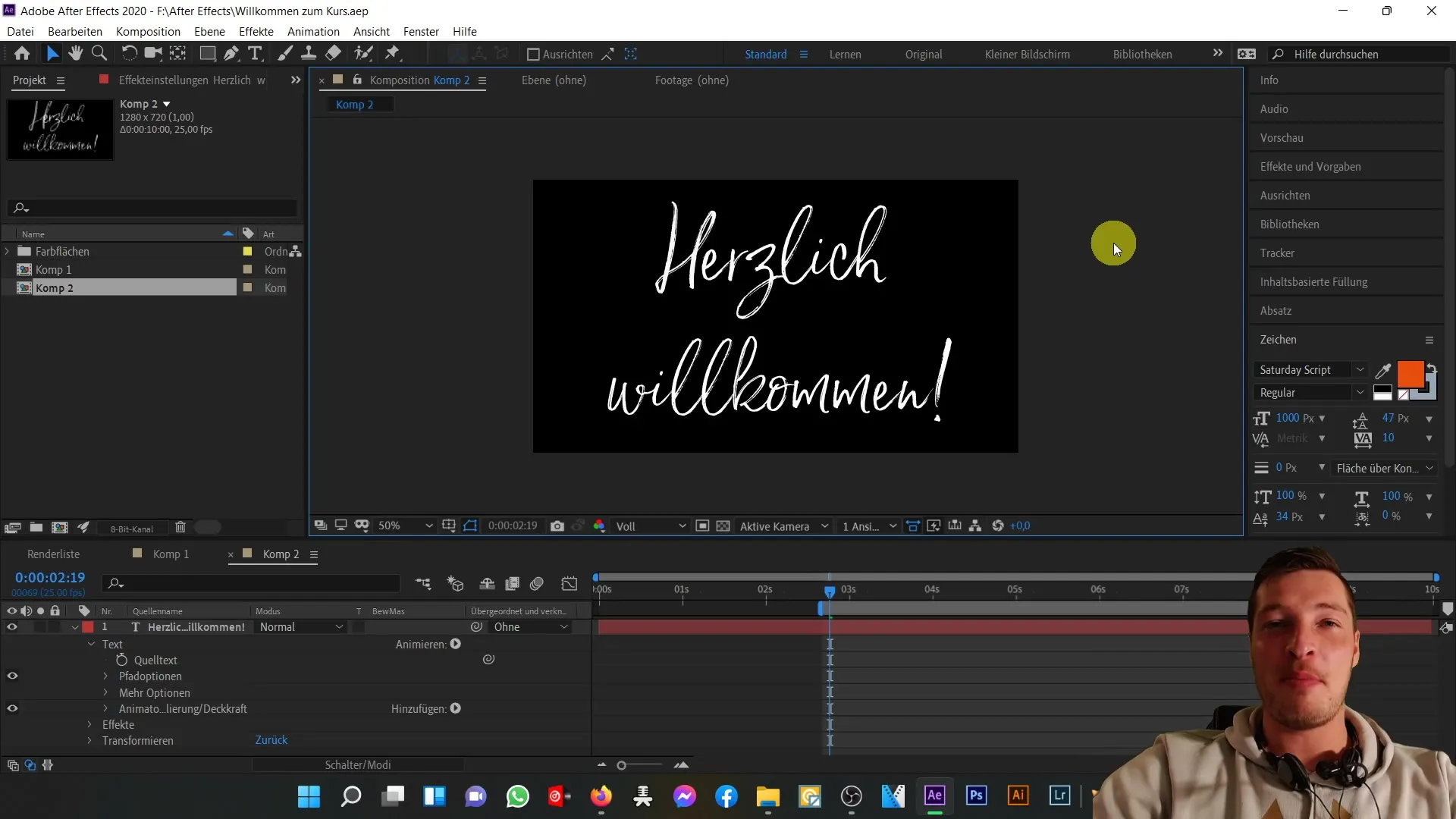 After Effects-handledning: Lär känna kursstrukturen och målen