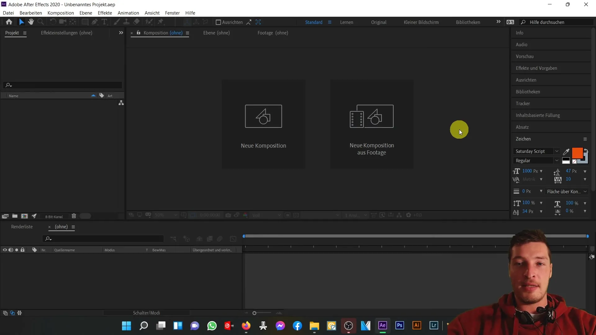 After Effects-zelfstudie: Basisinstellingen voor beginners