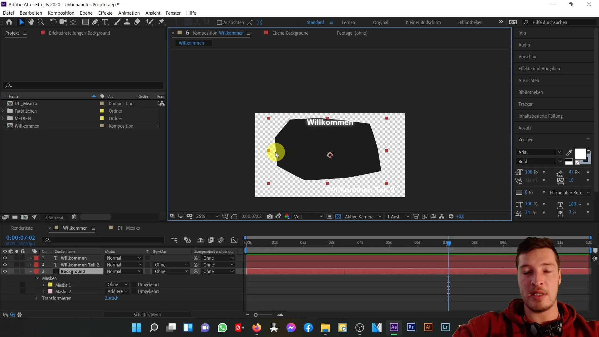 Pemanfaatan optimal dari area pratinjau di After Effects