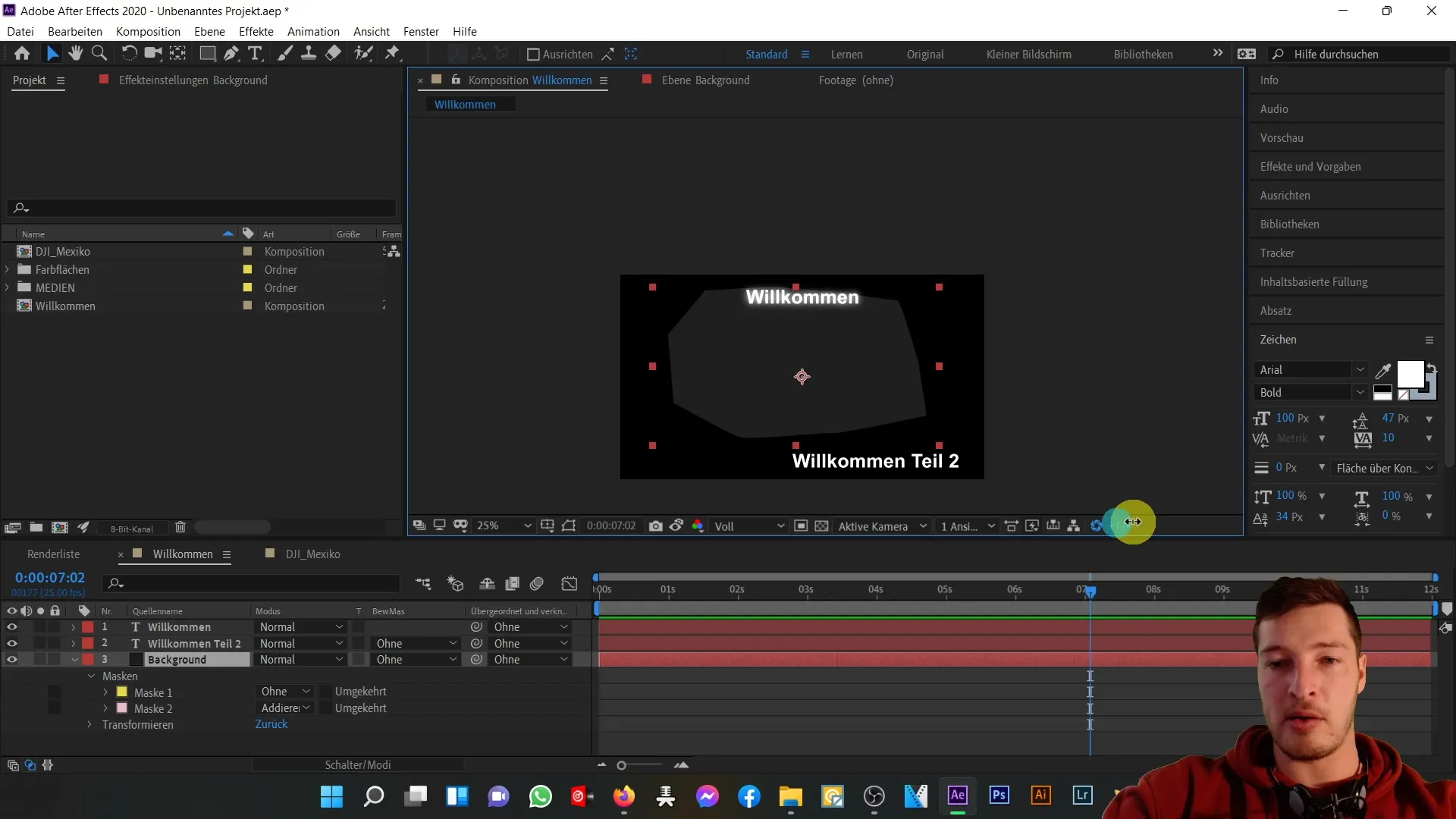 Pemanfaatan optimal area pratinjau di After Effects