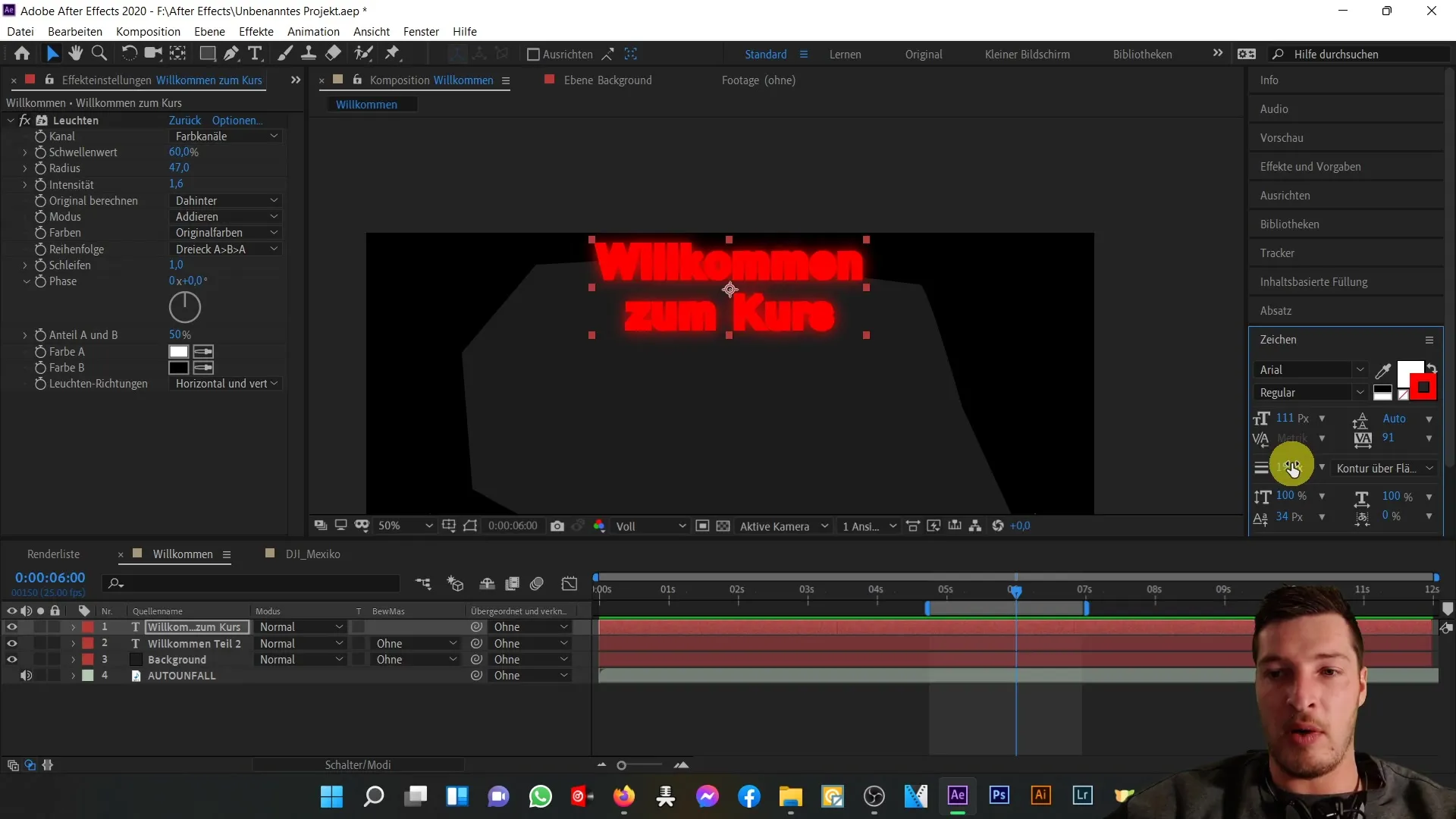 After Effects'te efektler ve metin işleme: Kullanıcı arayüzü hakkında tam bir genel bakış