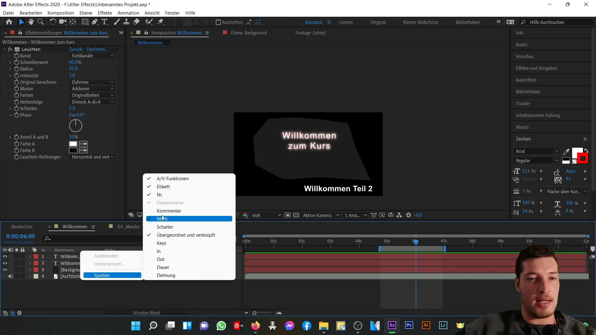 After Effects návod: Jednoduché vysvětlení kompoziční oblasti