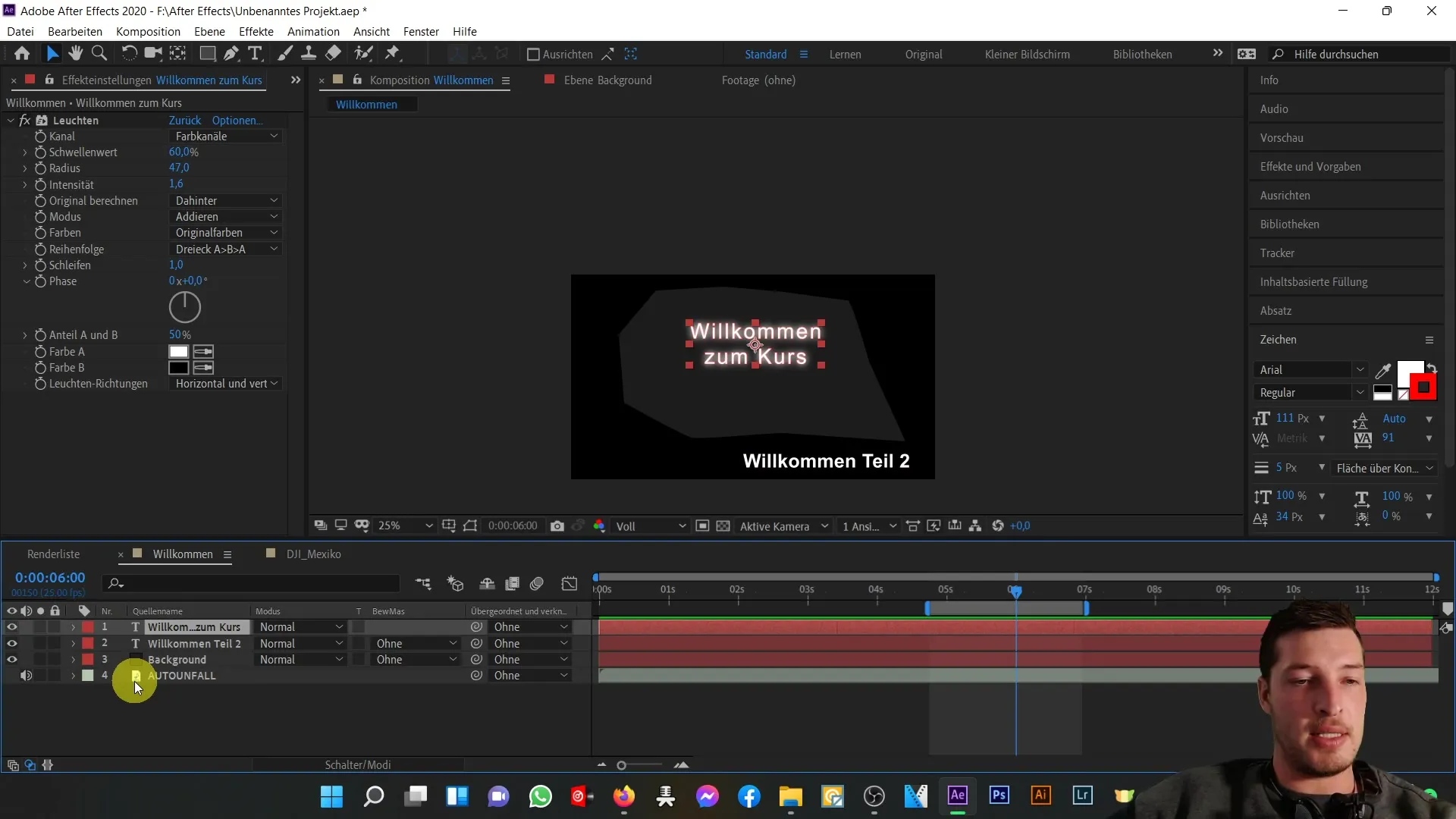 Návod k programu After Effects: Jednoduše vysvětleno pracovní prostředí kompozice