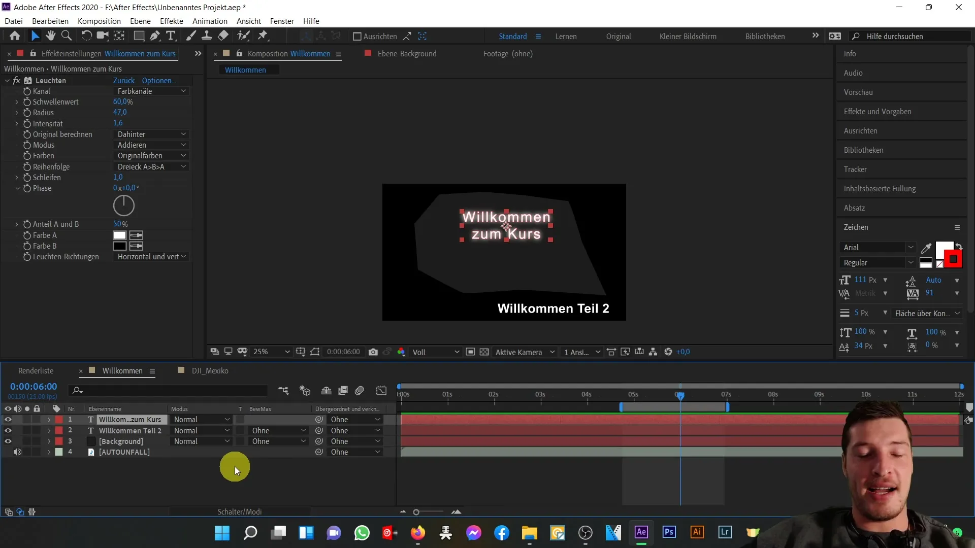 Návod na After Effects: Jednoduché vysvětlení kompoziční oblasti