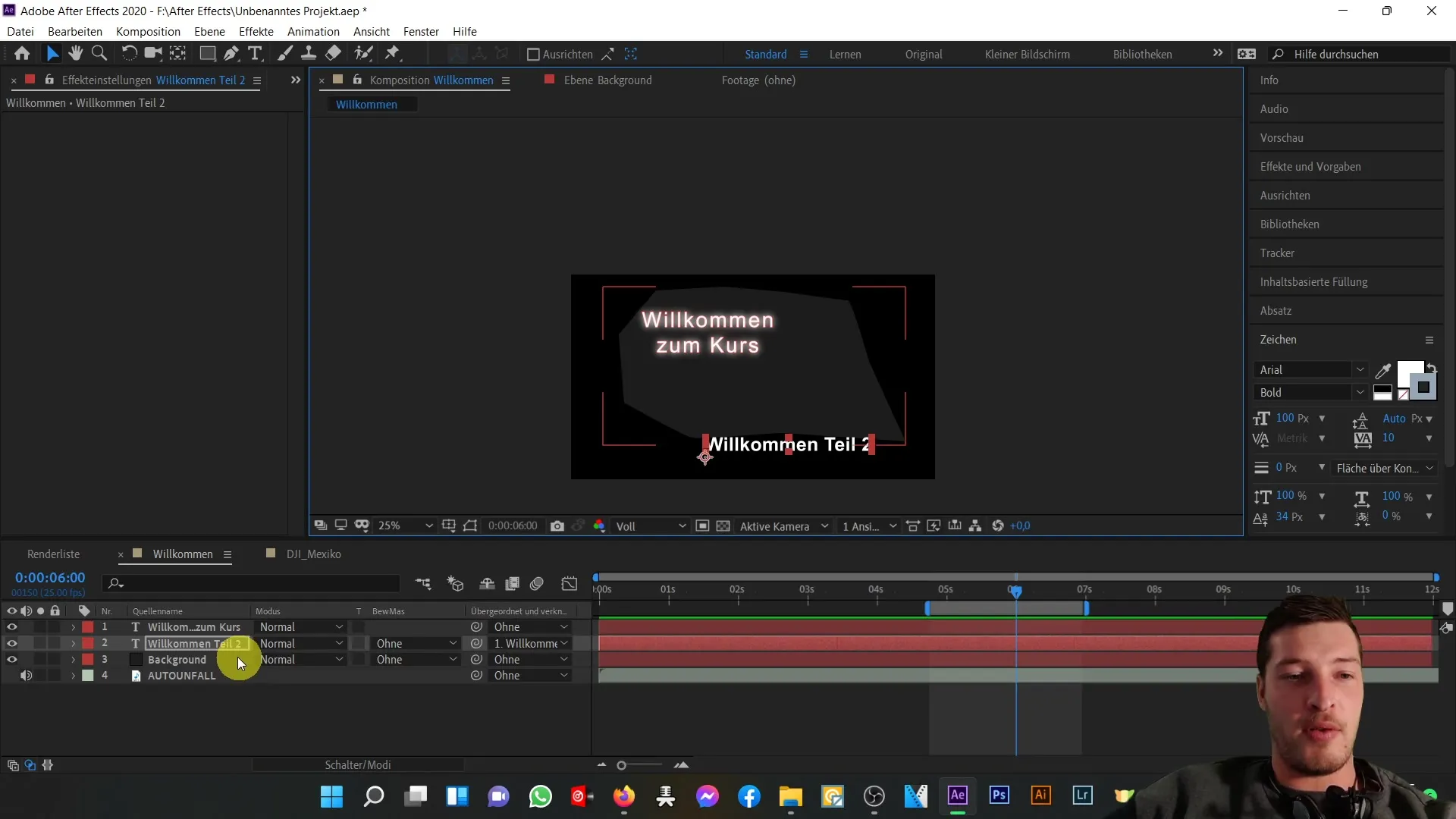 After Effects-Tutorial: Jednoduché vysvětlení kompoziční oblasti