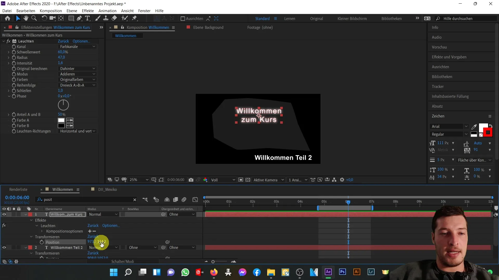 Návod na After Effects: Jednoduché vysvětlení oblasti kompozice