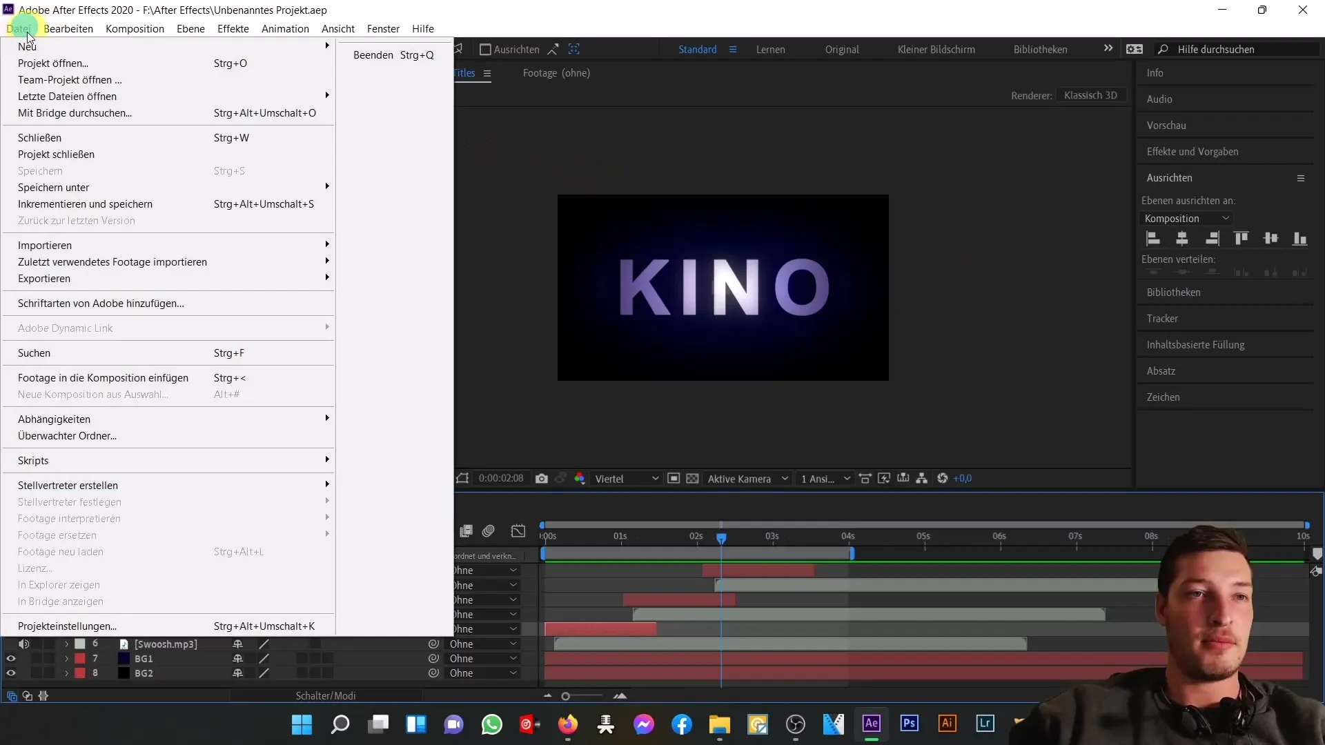 After Effects handledning: Skapa en flygande titelsekvens