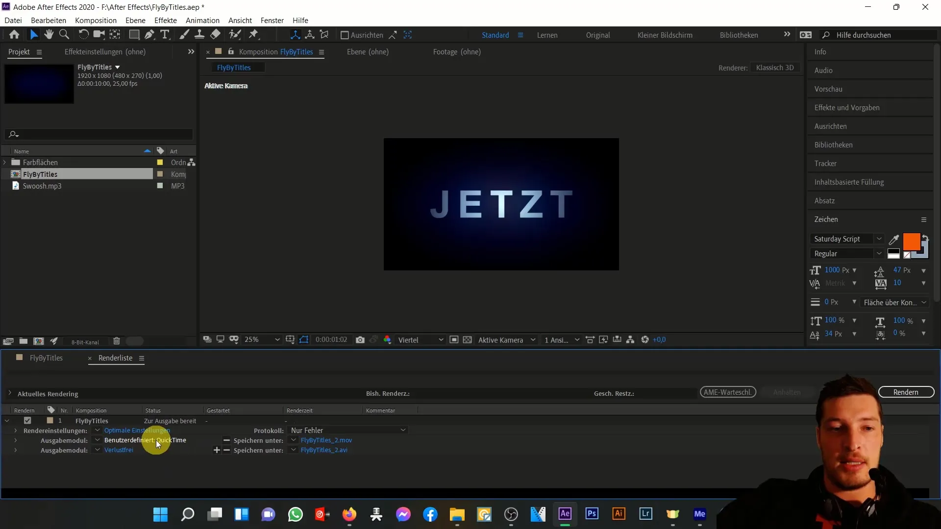 Mengekspor file MOV di After Effects - Sebuah tutorial lengkap