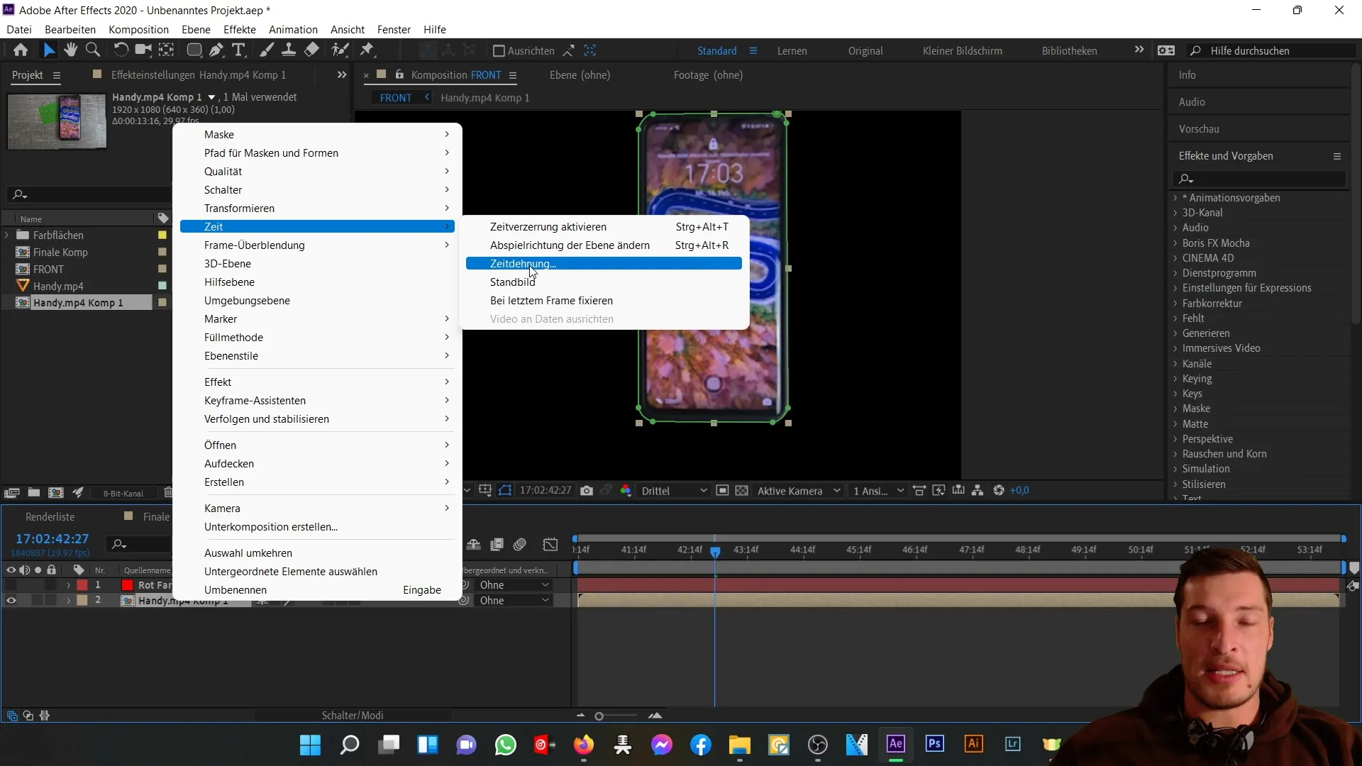 Membuat HP 3D di After Effects: Panduan untuk tampilan depan