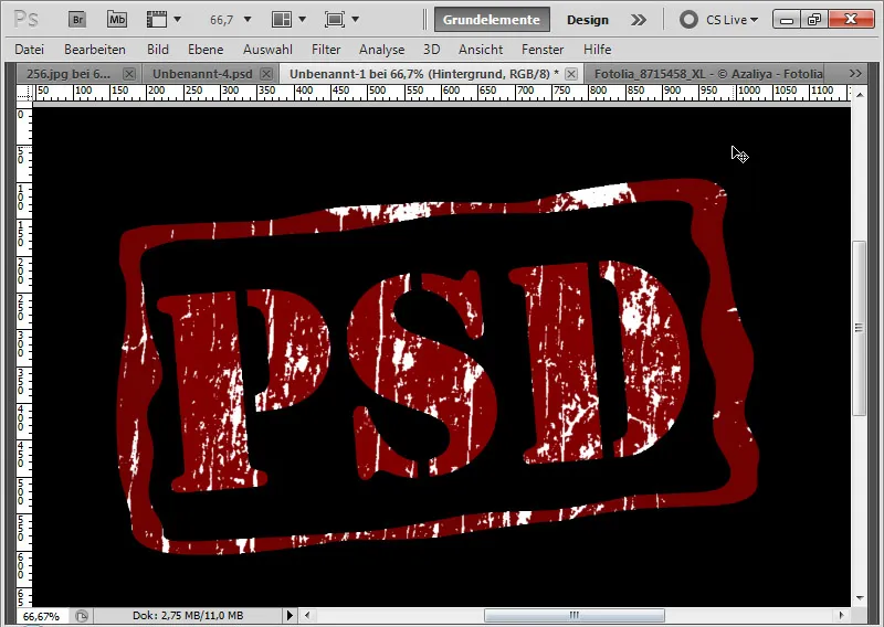 Grunge-effect voor typografie en lay-out