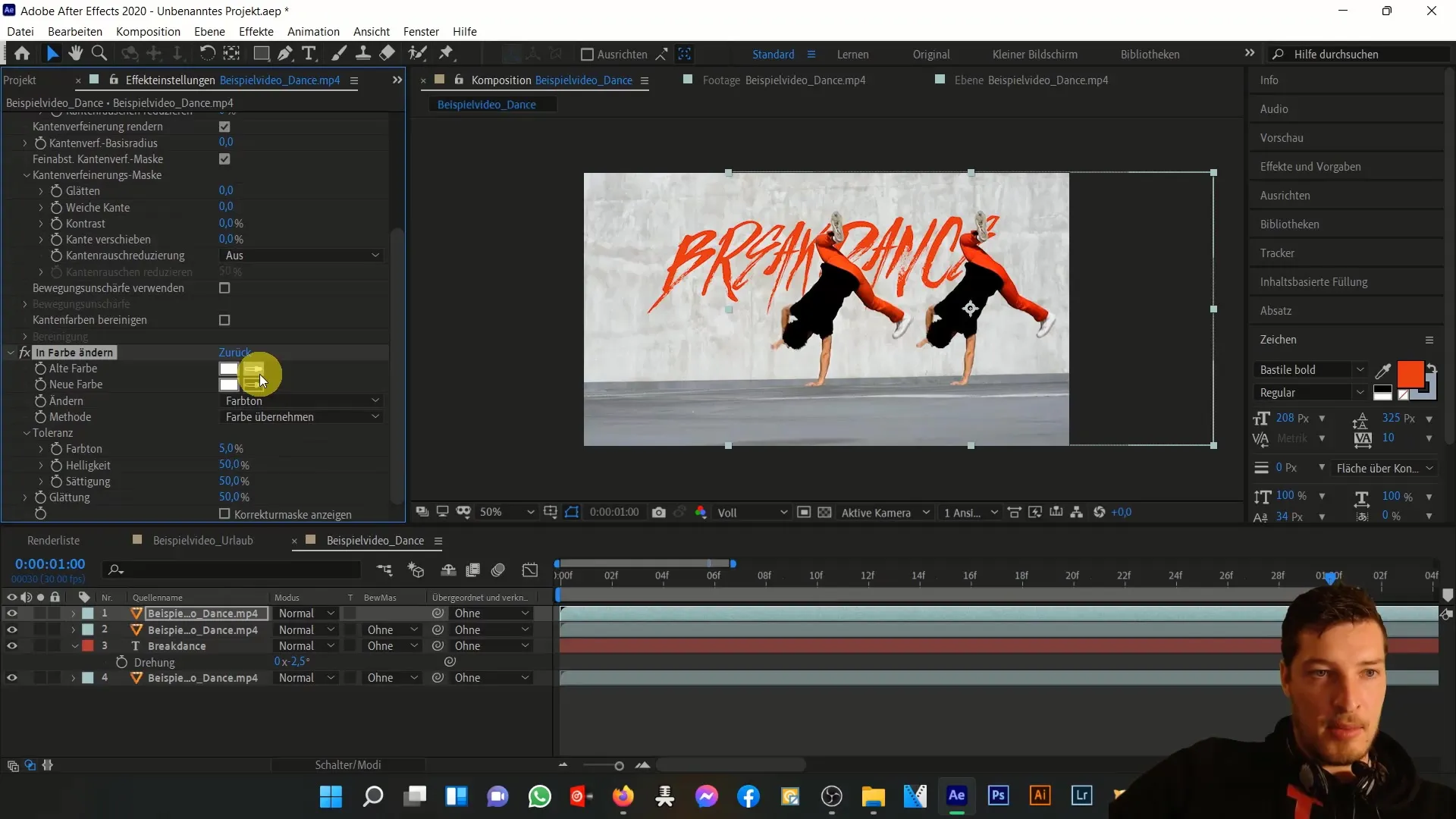 Učinkovita uporaba orodja Rotobrush v programu After Effects