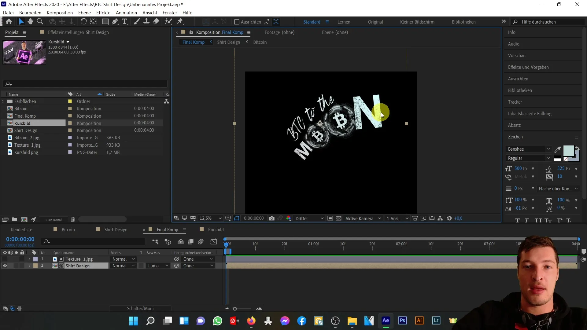 Creative design with blending modes and animated masks in Adobe After Effects