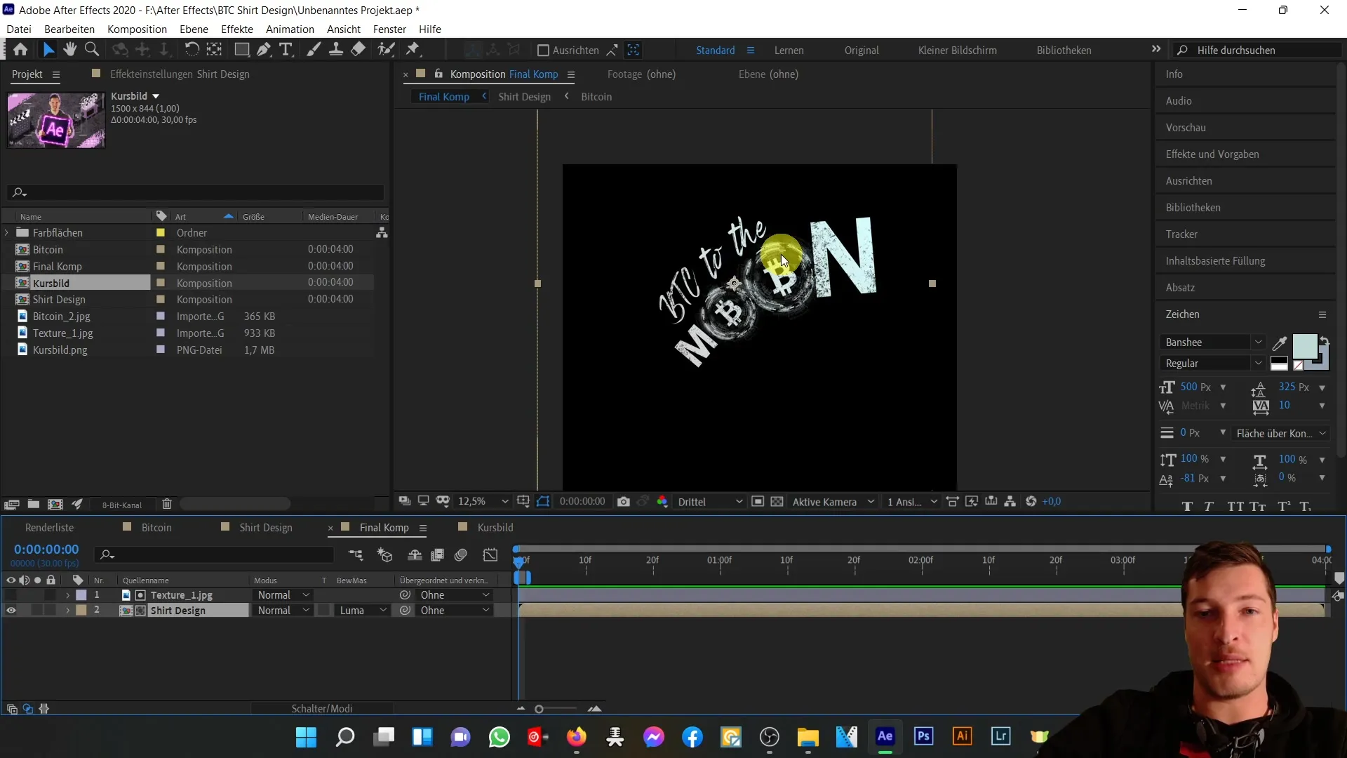 Creative design with blending modes and animated masks in Adobe After Effects