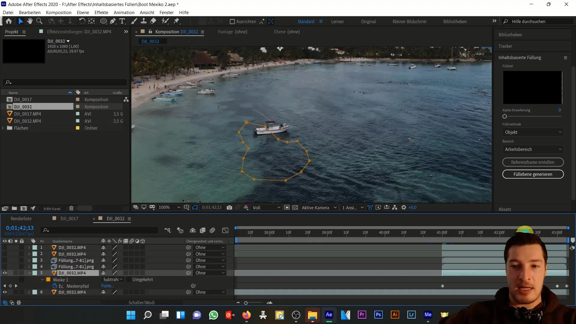 Penghapusan objek yang efektif di After Effects - Tutorial untuk tingkat lanjutan