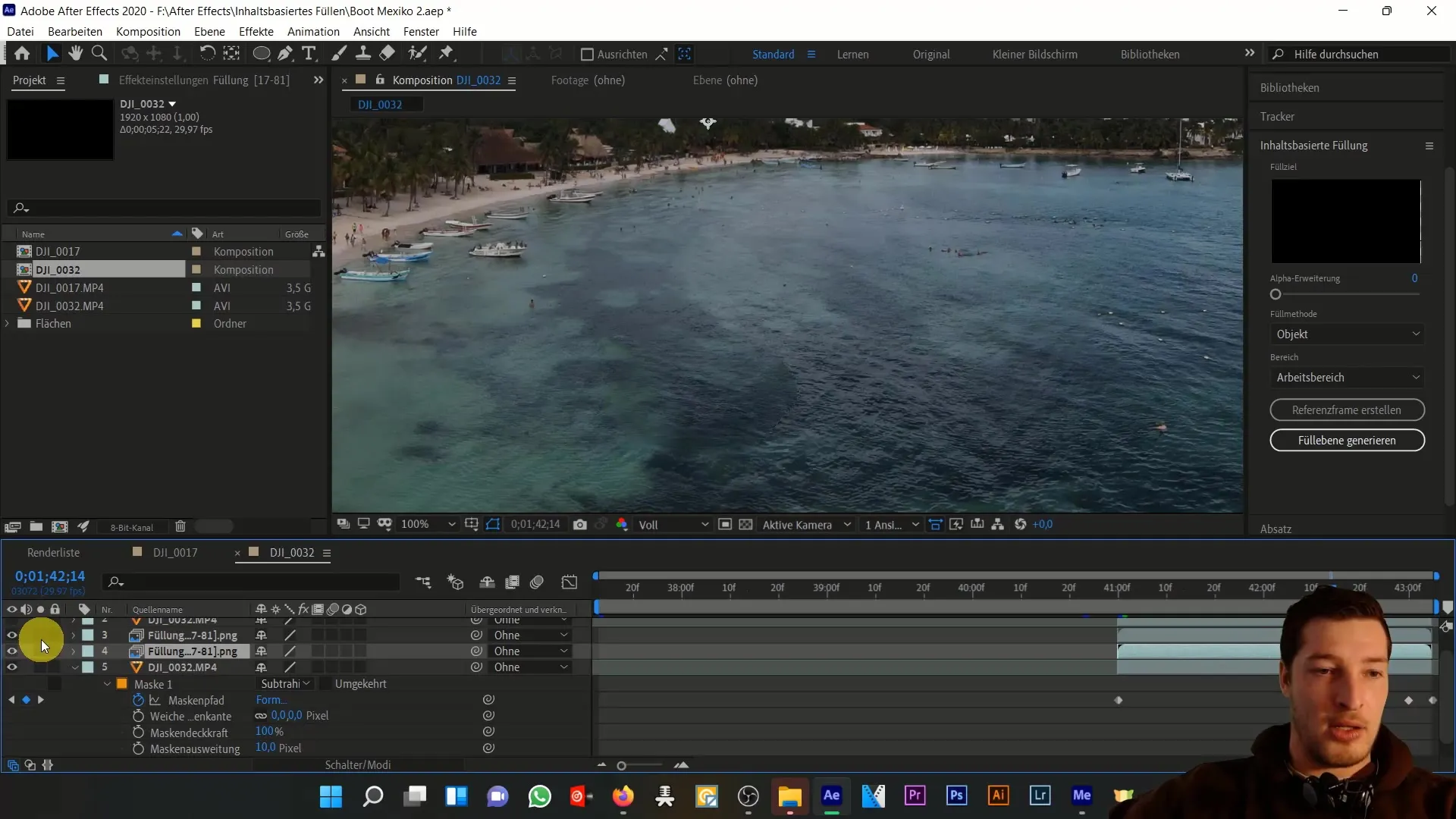 Penghapusan objek yang efektif di After Effects - Tutorial untuk tingkat lanjutan