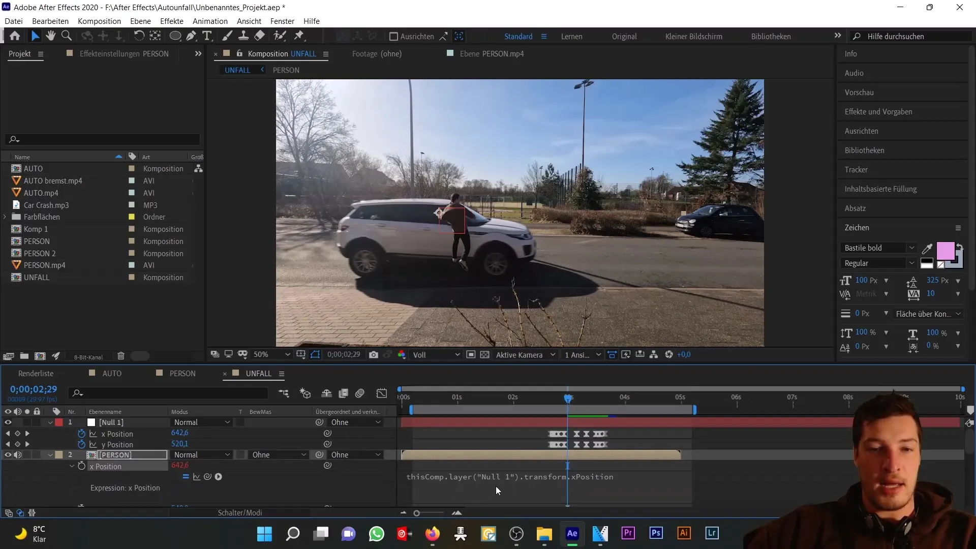 Kecelakaan mobil di After Effects: Objek Nol dan Expressions untuk animasi realistis