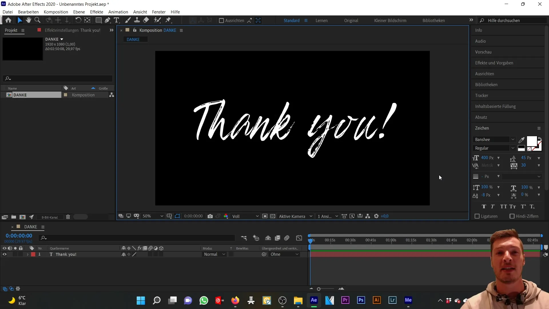 Tutorial After Effects: Terima kasih dan semoga segala yang baik