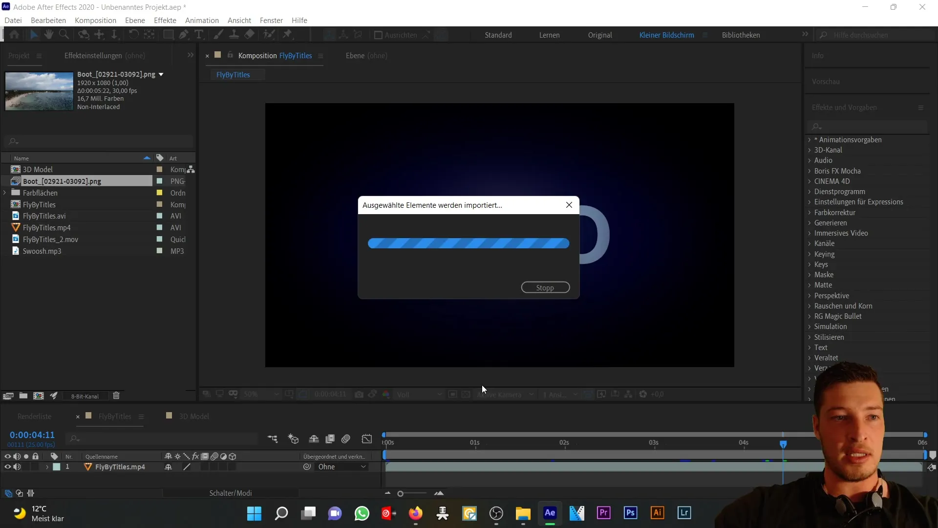 Impor media ke After Effects: Panduan lengkap