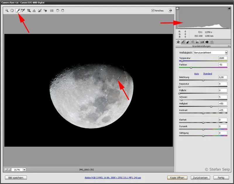 Part 05 - Photographing the moon