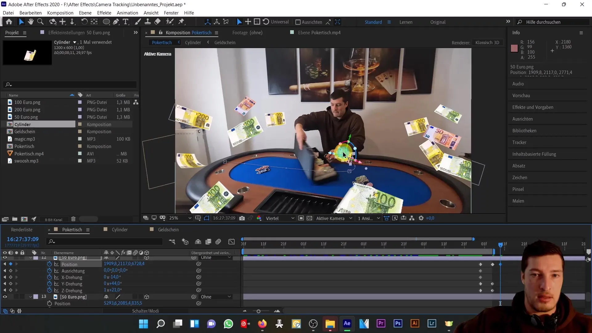 Gerçek 3D uzayda nesneleri uçurmak - Kapsamlı bir After Effects eğitimi