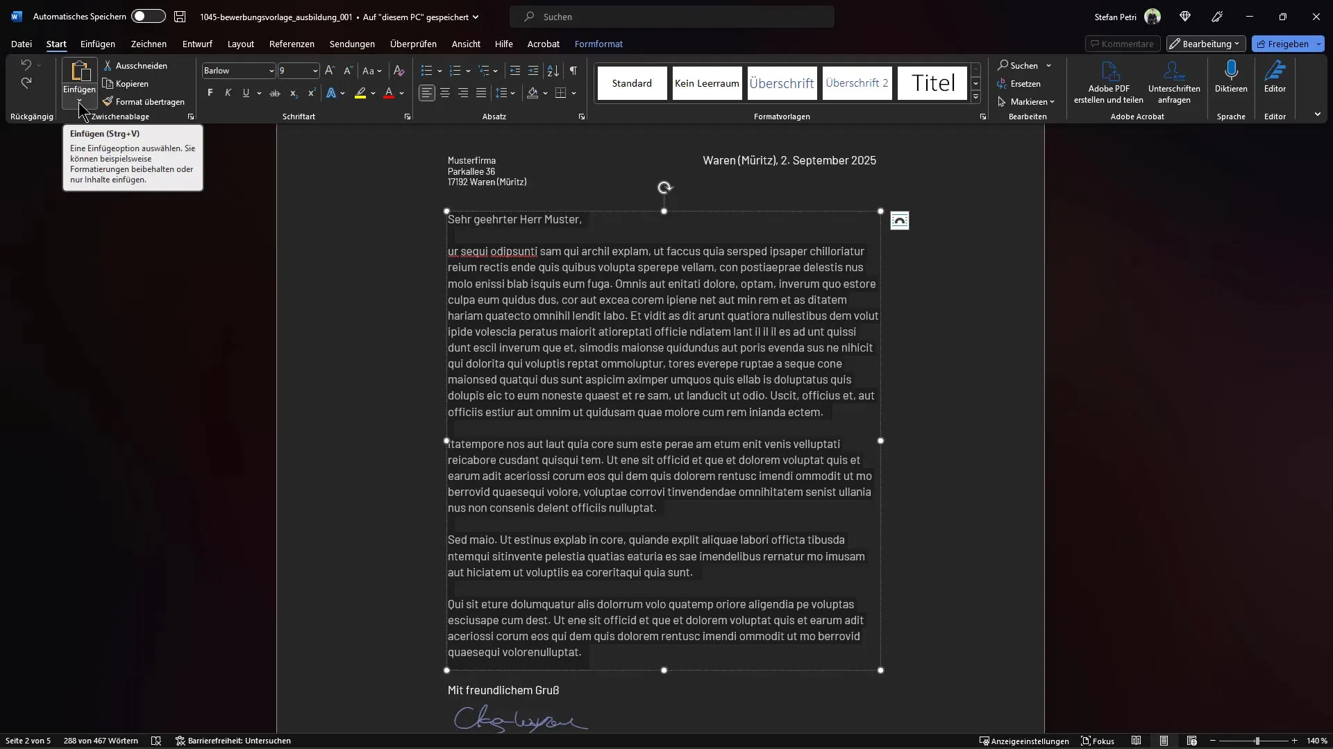 Créer une lettre de motivation et un e-mail : Guide pas à pas avec ChatGPT Rédaction de lettre de candidature et de texte e-mail : Guide étape par étape avec ChatGPT