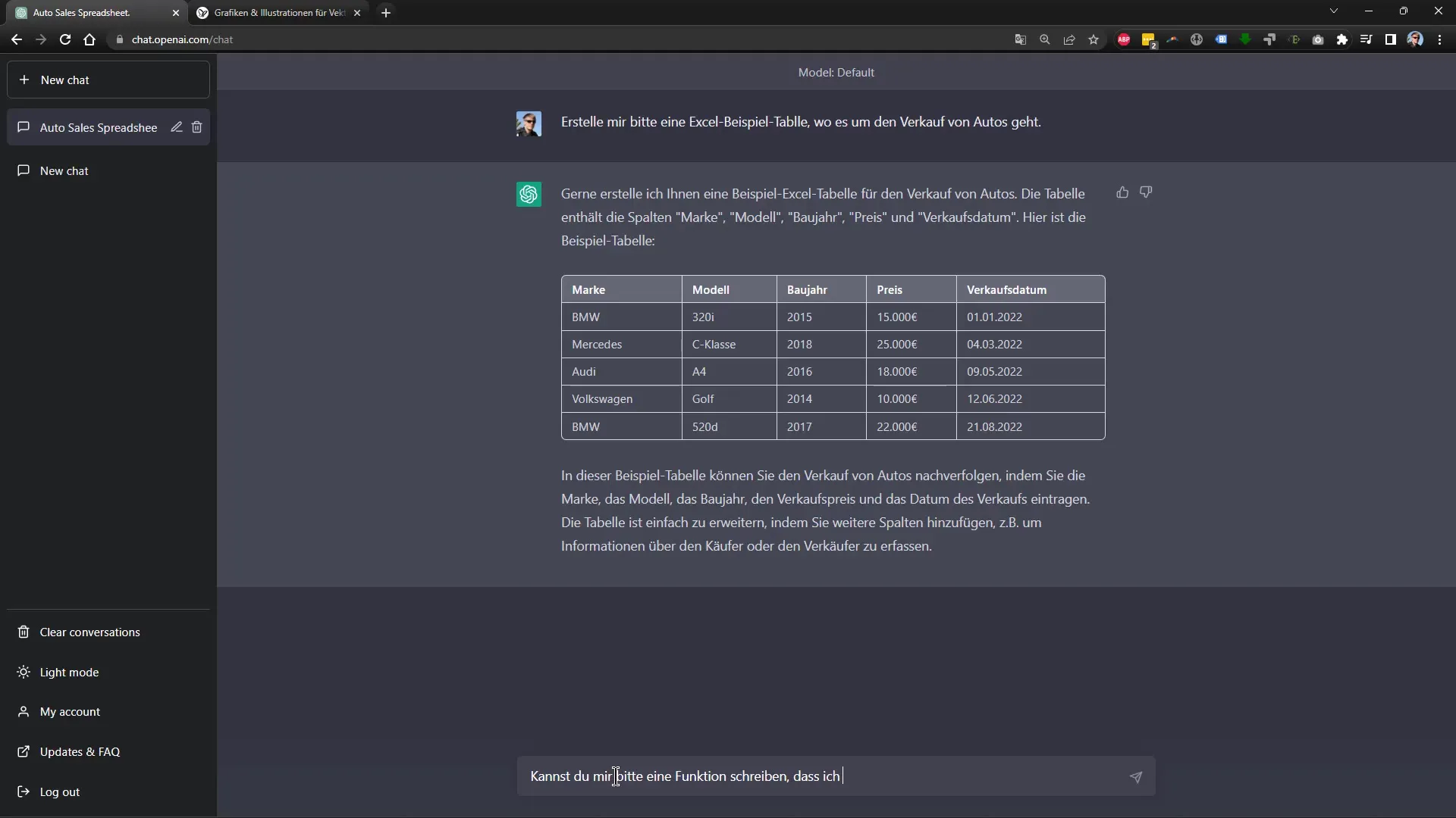 ChatGPT ile Excel'i daha verimli kullanın: Adım adım kılavuzunuz