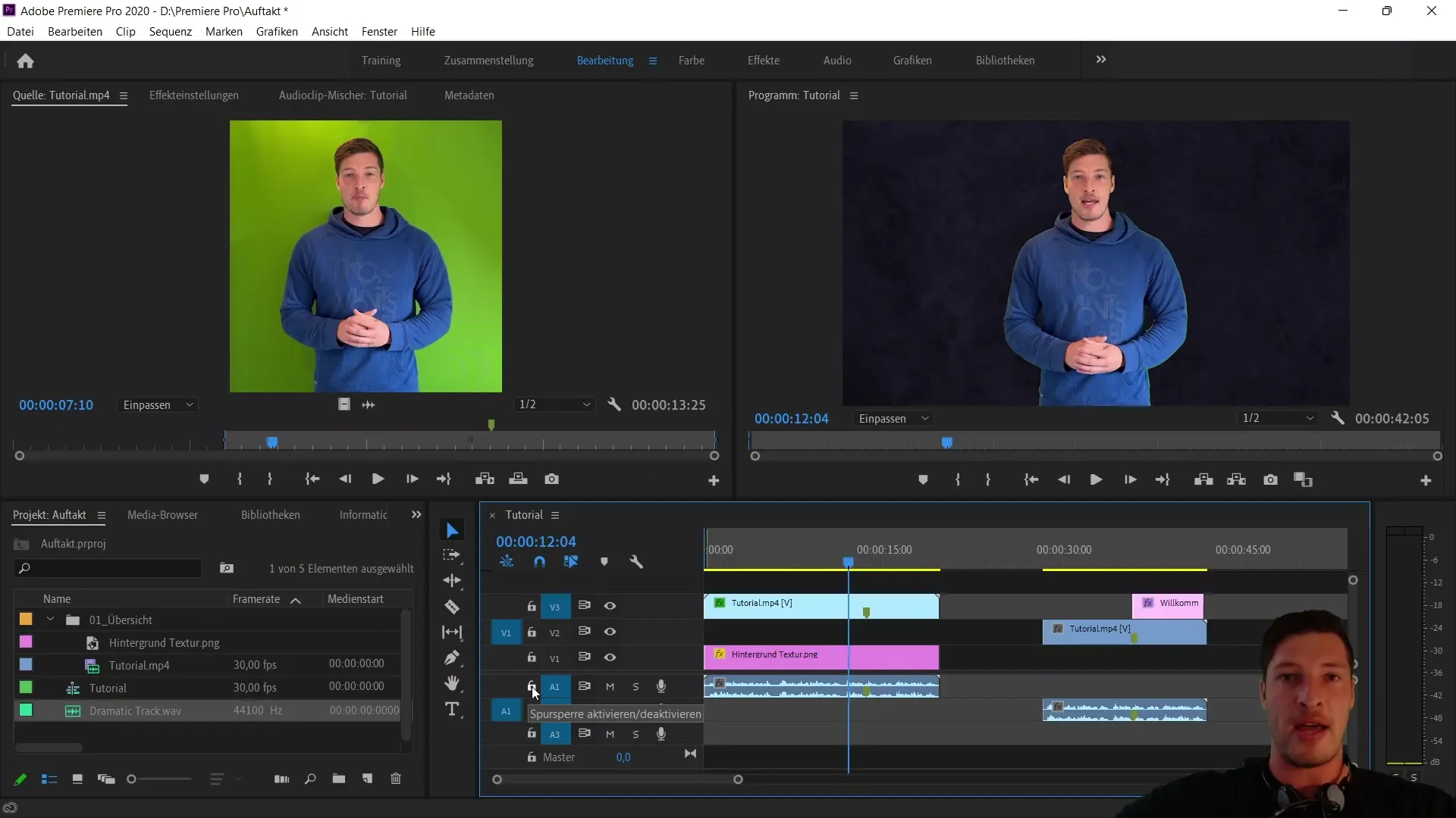 Ważne funkcje na osi czasu w programie Adobe Premiere Pro CC