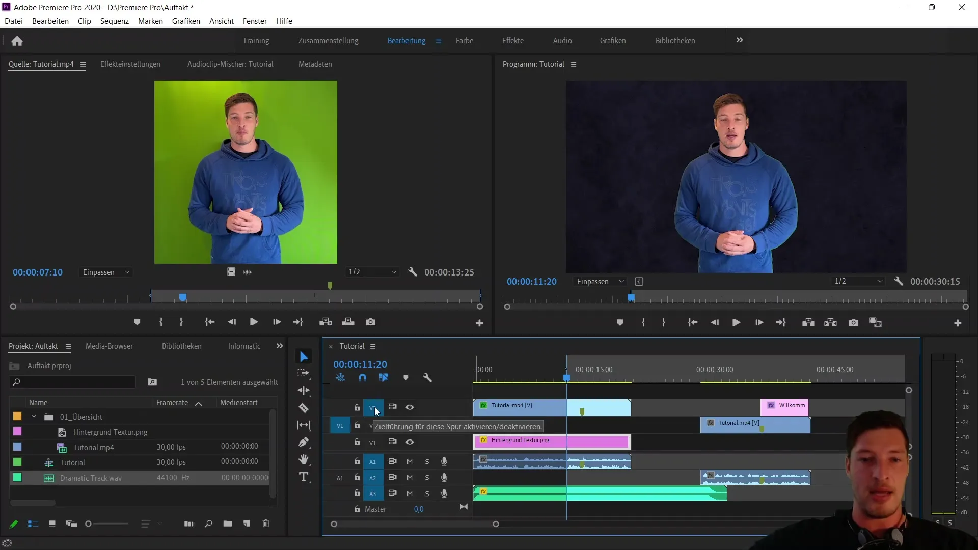 Fungsi penting dalam timeline Adobe Premiere Pro CC