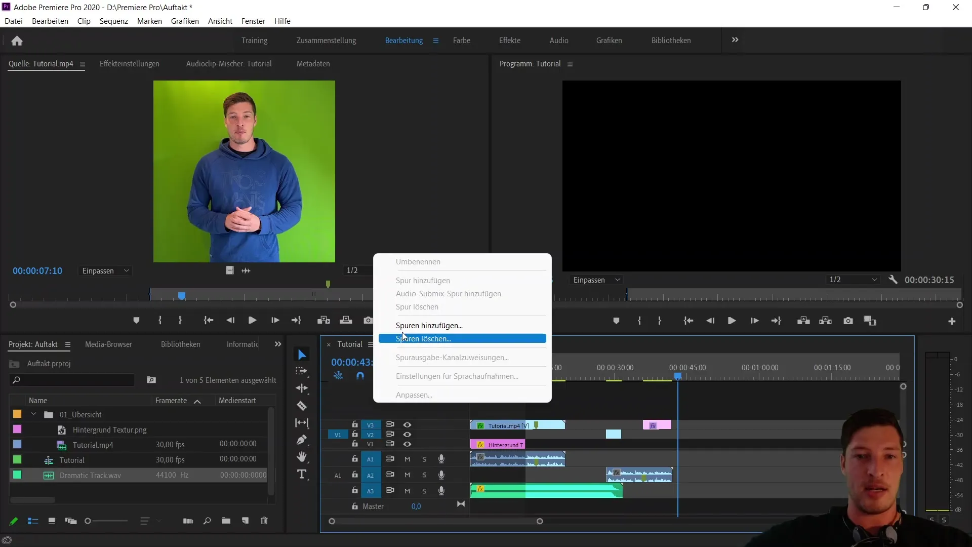 Fungsi penting dalam Timeline Adobe Premiere Pro CC