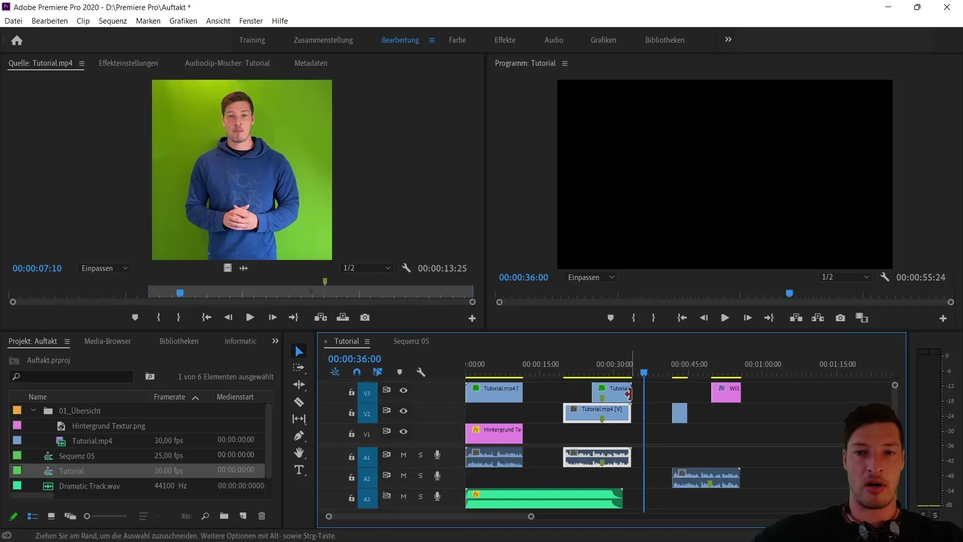 Mengedit video dengan Adobe Premiere Pro CC: Memahami fungsi timeline